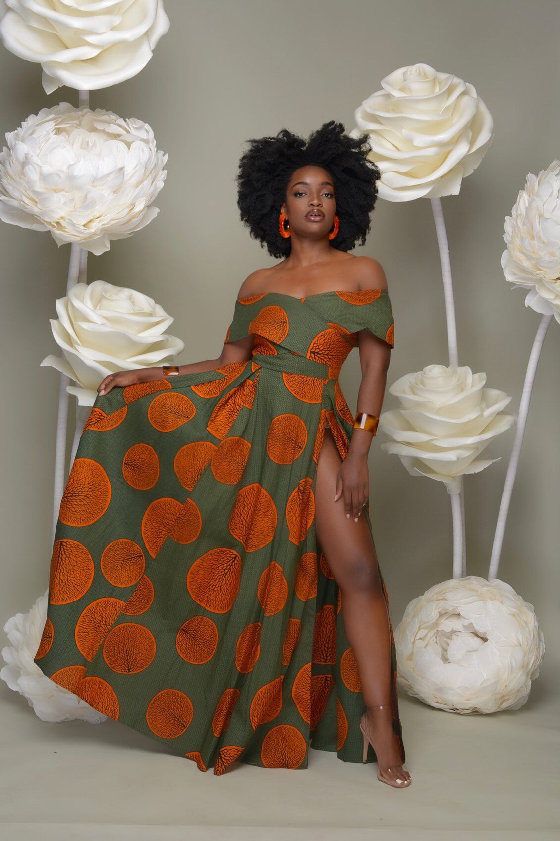shinenows.com :  Afrikanisches Bedrucktes Kleid