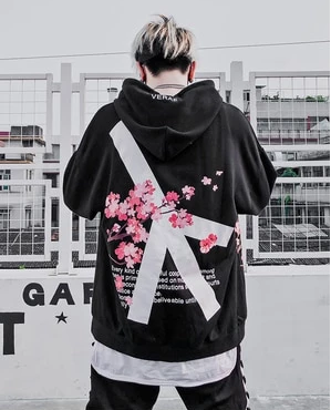 Floral hoodie